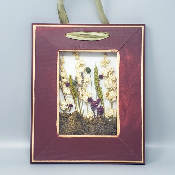 Framed "Dry Flower" Art - Picture 1 of 10